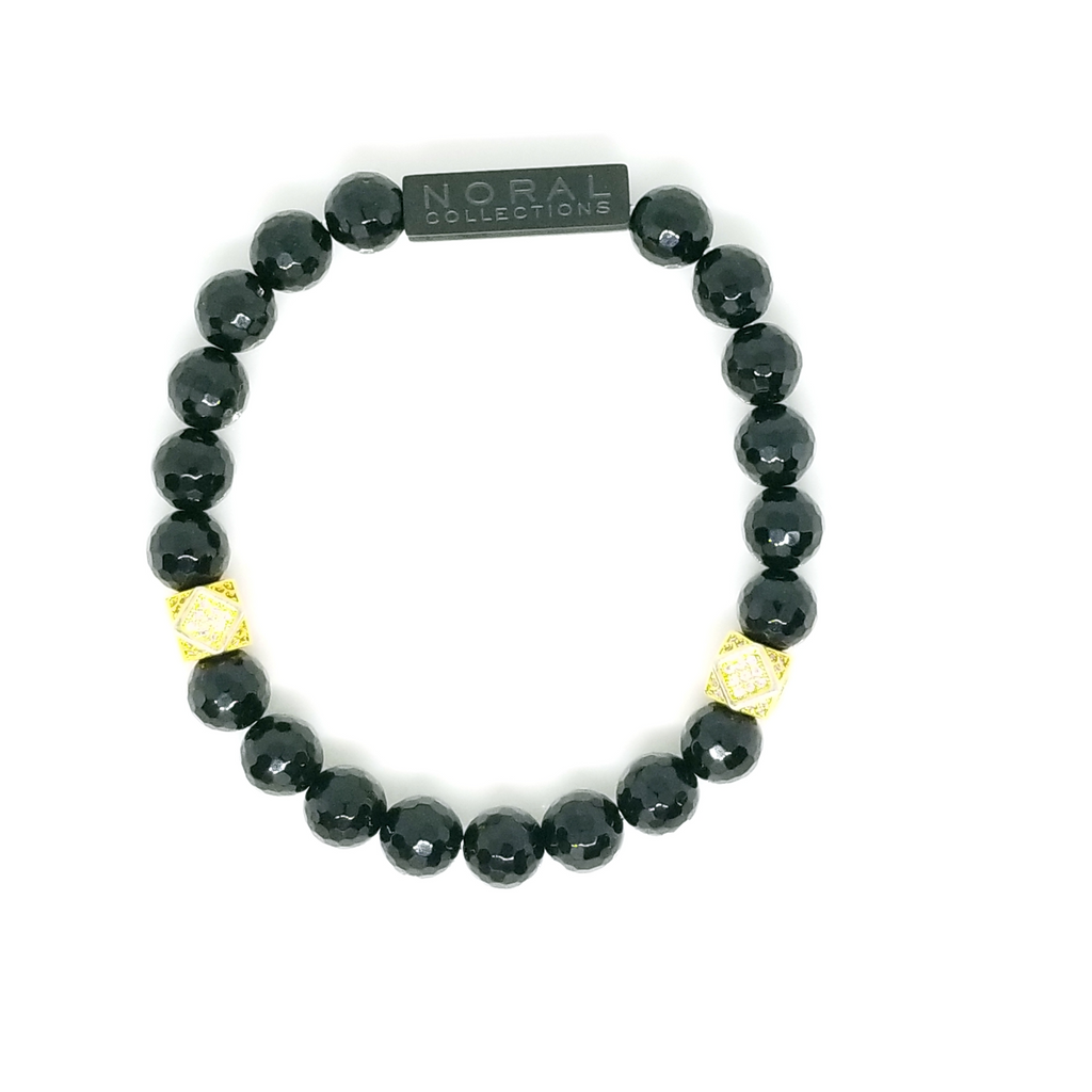 Black Onyx Hex Bracelet