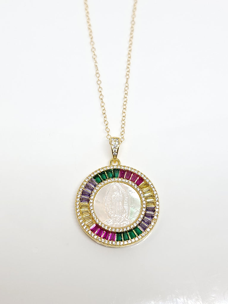 Mary Abalone Shell Tri color Necklaces